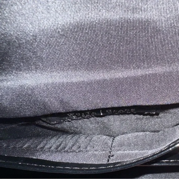 White House Black Market Cream and Black Clutch - Picture 6 of 9